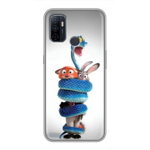 Силіконовий чохол з принтом Зоотрополіс для Oppo A53 – Змія Зоо