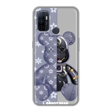 Силіконовий чохол для Oppo A53 – Ведмідь Louis Vuitton