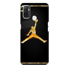 Силиконовый Чехол Nike Air Jordan на Оппо А53 (Джордан 23)
