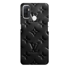 Текстурный Чехол Louis Vuitton для Оппо А53 – Черный ЛВ