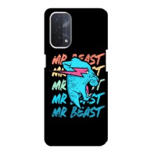 Чехлы Мистер Бист для Оппо А54 (5G) (logo Mr beast)