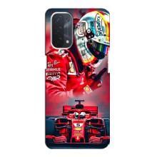 Чехлы с Машинами на Оппо А54 (5G) (VPrint) (Гонщик)