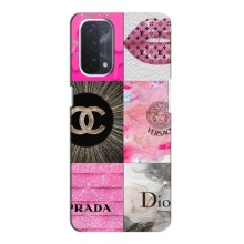 Чехол (Dior, Prada, YSL, Chanel) для Oppo a54 (5G) (Модница)