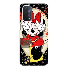 Чехол Disney Mouse Oppo a54 (5G) (PREMIUMPrint) (Минни peace)