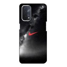 Чехол для Oppo a54 (5G) - с принтом Найк (AlphaPrint) (Найк красный)