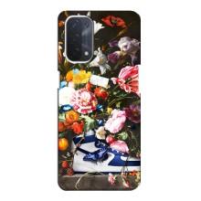 Чехол для Oppo a54 (5G) - с принтом Найк (AlphaPrint) (Стиль Найк)