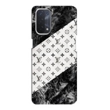 Чохол Стиль Louis Vuitton на Oppo a54 (5G) (LV на білому)