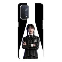 Чехлы Венсдей на Oppo a54 (5G) Уэнсдей (AlphaPrint) (W-Wednesday)