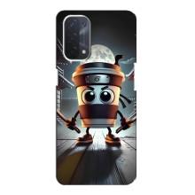 Чохол з мемом Тралалело тралала на Oppo a54 (5G) (Капучіно асасіно)