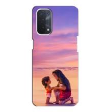 Чехол с мультфильмом Моана Oppo a54 (5G) (Моана и Симеа)