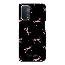 Чохол з бантиками на OPPO а54 (5G) – Банти на чорному