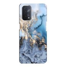 Мраморный чехол на Oppo a54 (5G) (VPrint) (Нежный мрамор)