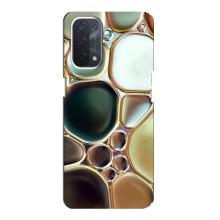 Мраморный чехол на Oppo a54 (5G) (VPrint) (Радужный Мрамор)