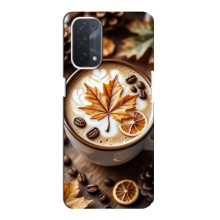 Чохол з унікальним дизайном 'Осінь з кавою' для Oppo a54 (5G) – Пряна кава