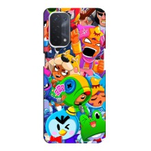 Силіконовый Чохол на Oppo a54 (5G) з картинкою Brawl Stars (Brawl-Stars)
