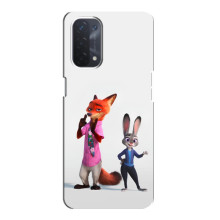 Силиконовый чехол с принтом Зоотрополіс для Oppo a54 (5G) – Джуди и Ник