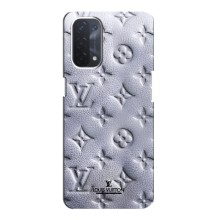 Текстурний Чохол Louis Vuitton для Оппо А54 (5G) – Білий ЛВ