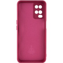 Чехол Silicone Cover Lakshmi Full Camera (A) для Oppo A54 4G – Бордовый