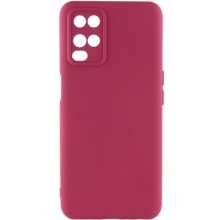 Чехол Silicone Cover Lakshmi Full Camera (A) для Oppo A54 4G – Бордовый