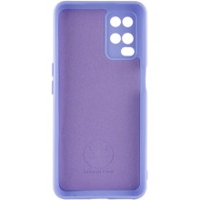 Чохол Silicone Cover Lakshmi Full Camera (A) для Oppo A54 4G – Бузковий