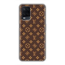 Чохли Луі Вітон для OPPO A54 (AlphaPrint - LOUIS VUITTON) (фон LOUIS VUITTON)