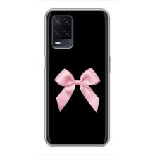 Чехол банты для OPPO A54 – Бант на черном