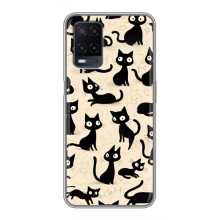 Чехол с рисунком кот на OPPO A54