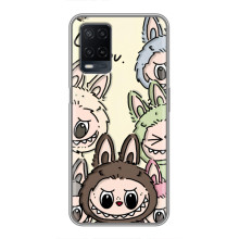 Чехол с Лабубу на OPPO A54 – Коллаж Лабубу