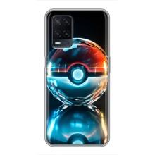 Чехол с Пикачу на OPPO A54 – Мяч Пикачу