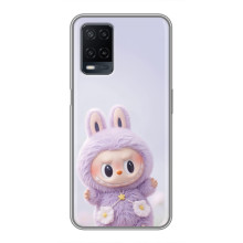Чехол с принтом Лабубу для OPPO A54 – Фиолетовый Лабубу