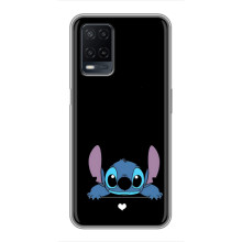 Чохол з принтом Стіч на OPPO A54 – Стіч на чорному