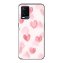 Чехол с розовым рисунком для OPPO A54
