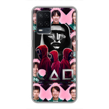 Чохол Гра в кальмара для OPPO A54 – Персонажі гри кальмара