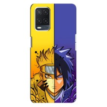 Купить Чехлы на телефон с принтом Anime для Оппо А54 (Naruto Vs Sasuke)
