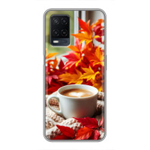 Чохол з унікальним дизайном 'Осінь з кавою' для OPPO A54