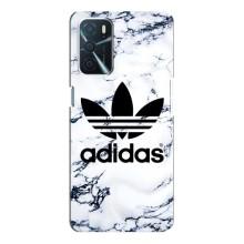 Чохли Адидас для Oppo a54s (AlphaPrint) (Адідас на мраморі)