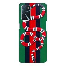 Чохли  GUCCI для OPPO a54s (AlphaPrint) (Gucci змія)