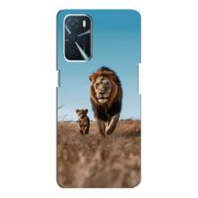 Чехол Король лев на Оппо А54с – Мусафа и Симба