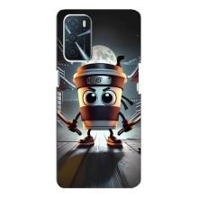 Чохол з мемом Тралалело тралала на Oppo a54s (Капучіно асасіно)