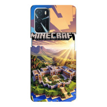 Чохол з картинками Майнкрафт для OPPO a54s – Minecraft