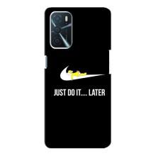 Чохол з логтипом Найк на Oppo a54s – Nike just do it