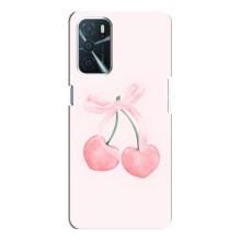 Чехол с розовым рисунком для Oppo a54s – Розовые вишни