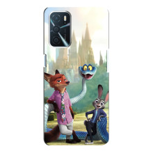 Чехол Зоотрополіс на Oppo a54s – Ник Джуди и змея