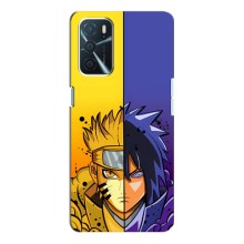 Купить Чехлы на телефон с принтом Anime для Оппо a54s (Naruto Vs Sasuke)