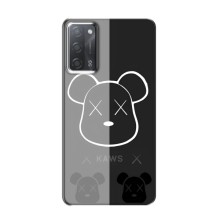 Чехлы для OPPO A55 - Bearbrick Louis Vuitton (PREMIUMPrint) (БеарБрик глаза)