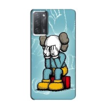 Чехлы для OPPO A55 - Bearbrick Louis Vuitton (PREMIUMPrint) (Плач Bearbrick)