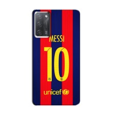 Чохли Мессі для OPPO A55 (AlphaPrint) (Messi Barca 10)