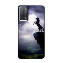 Чехлы с изображением разных животных для OPPO A55 (Лошадь)