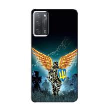 Чехлы с картинкой ЗСУ для OPPO A55 (AlphaPrint) – Солдат ЗСУ
