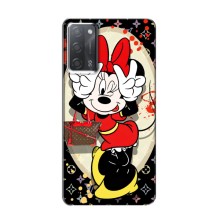 Чехол Disney Mouse OPPO A55 (PREMIUMPrint) (Минни peace)